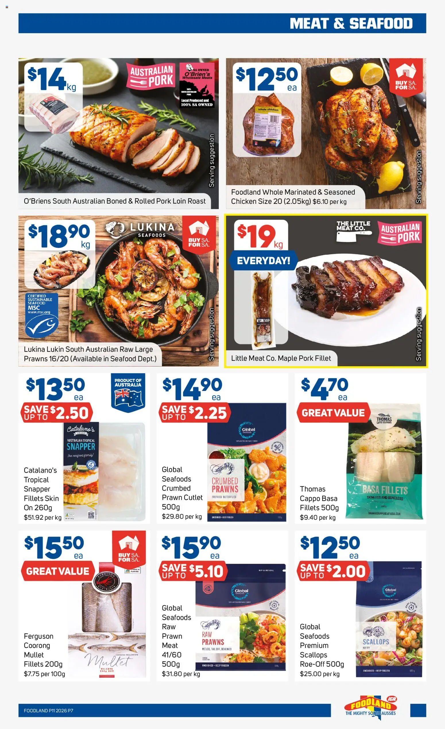 Foodland catalogue  - page 7- valid from 11/03/2026