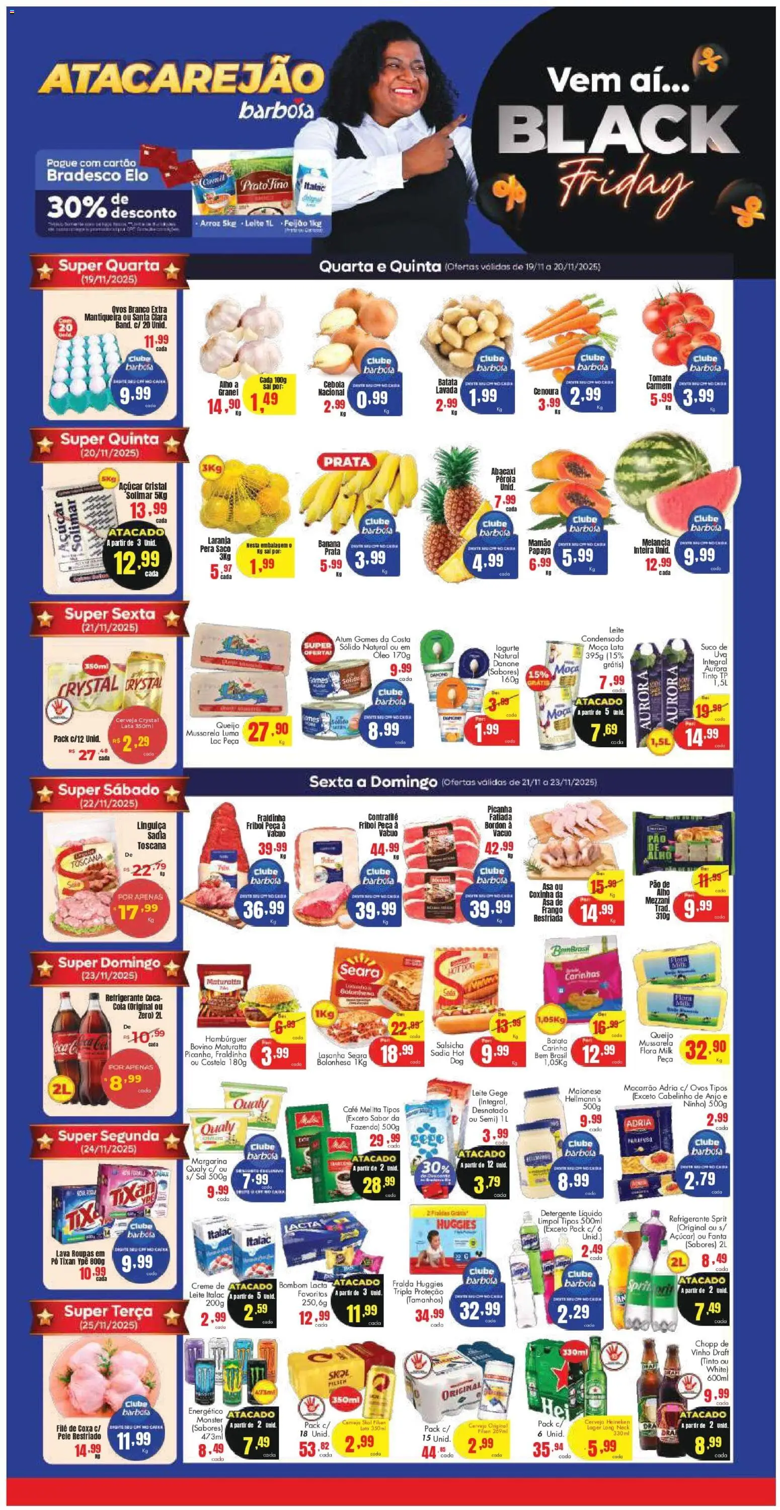 Barbosa Supermercados Black Friday - página 1- válido a partir de 19/11/2025
