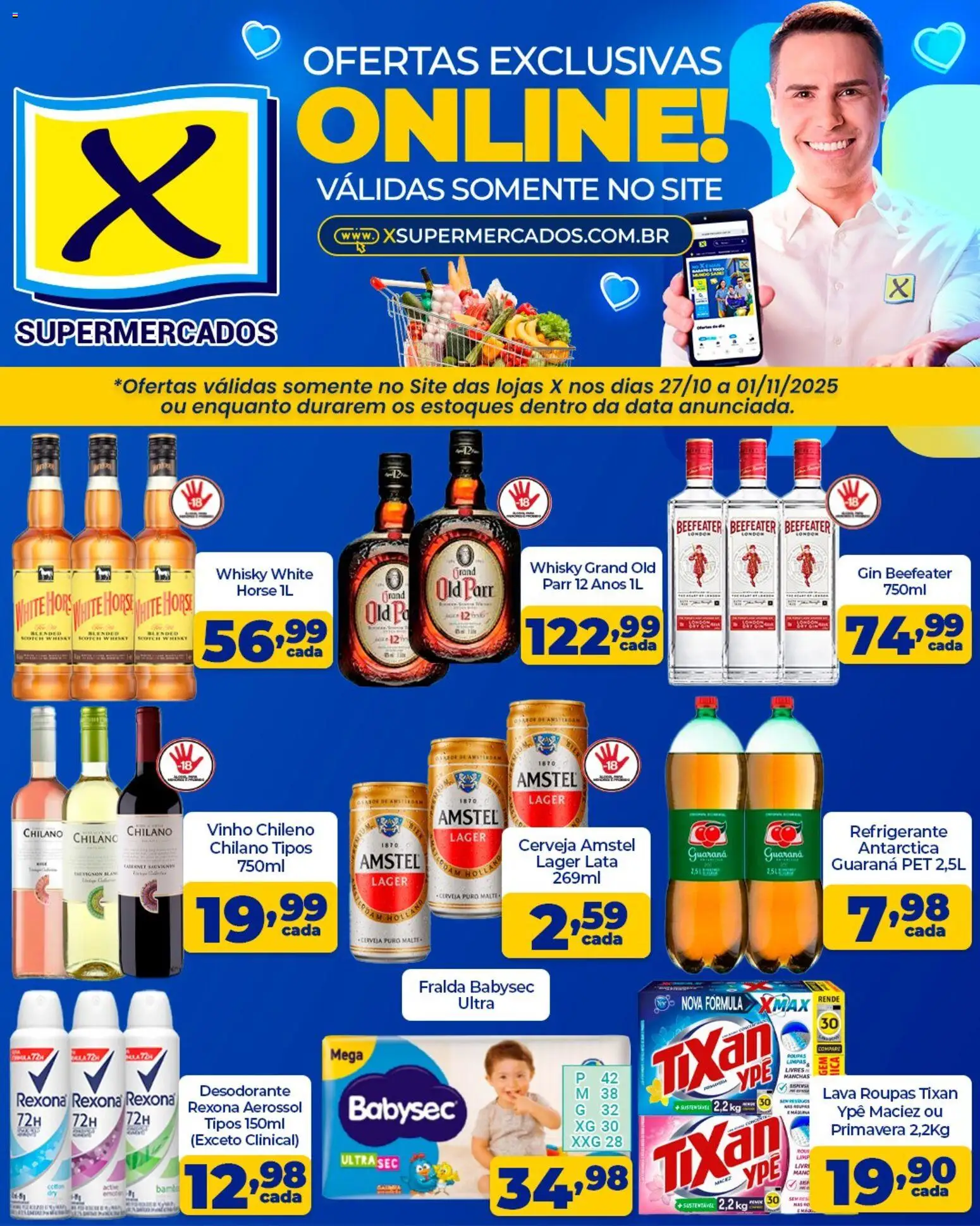 X Supermercados - Ofertas Exclusivas - página 1- válido a partir de 27/10/2025
