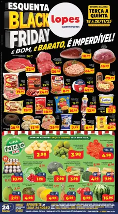 Pré-visualização Lopes Supermercados Black Friday válida a partir de 18/11/2025