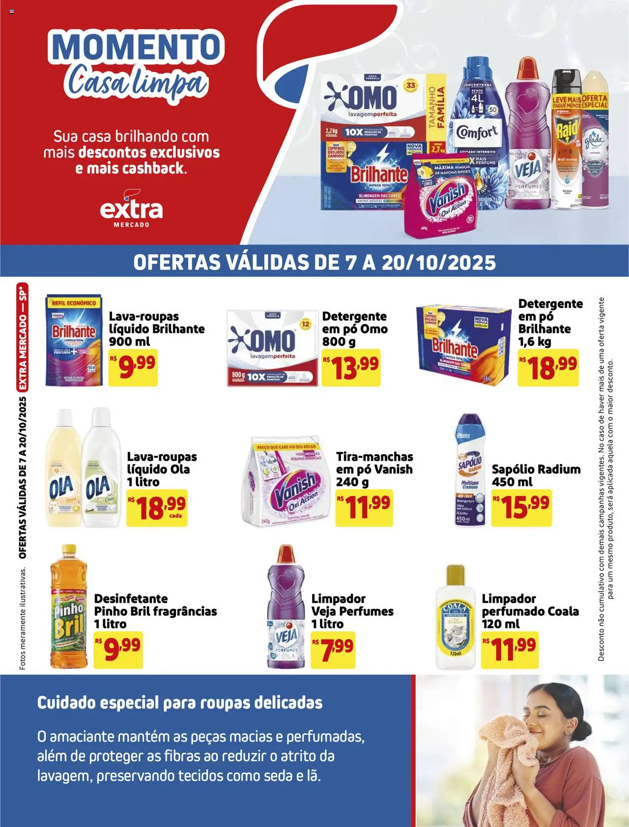 Extra - Ofertas de Mercado Casa Limpa - página 1- válido a partir de 07/10/2025
