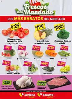 Soriana - Frescos del Mandado Mercado: Nuevo León válido desde 14/10/2025