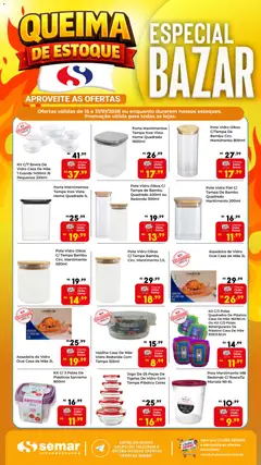 Pré-visualização Semar Supermercado - Ofertas Bazar válida a partir de 15/01/2026