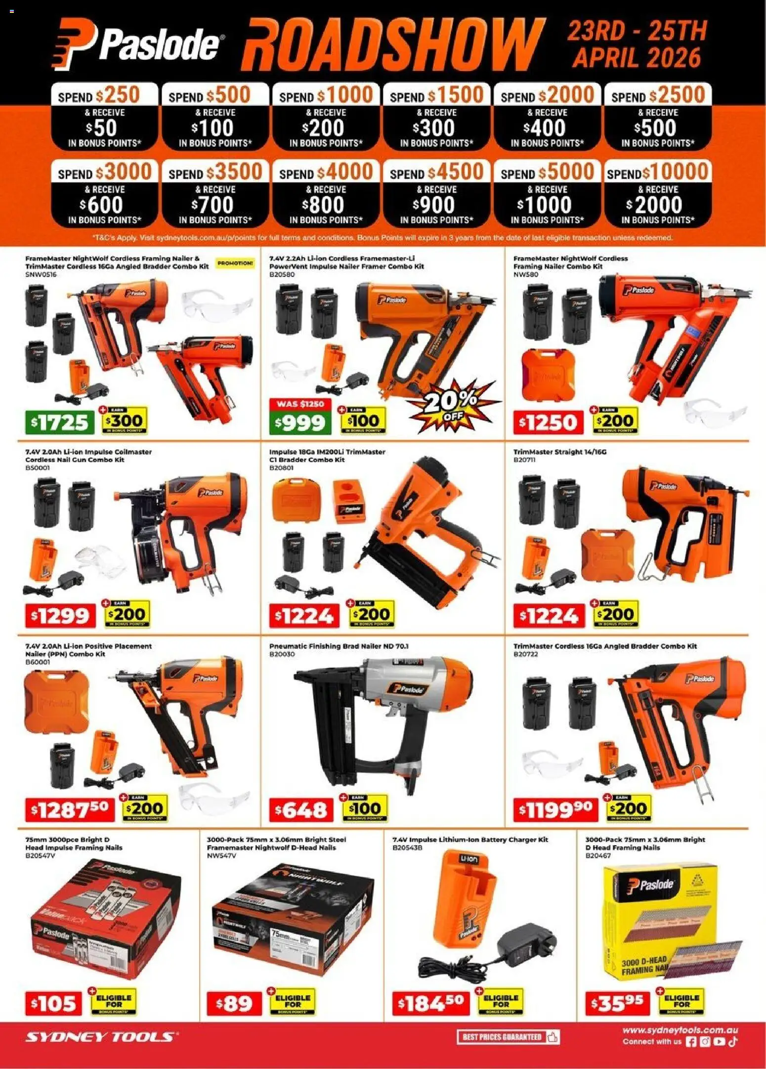 Sydney Tools catalogue - page 1- valid from 23/04/2026