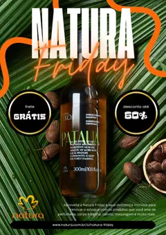 Pré-visualização Natura Black Friday válida a partir de 26/11/2025