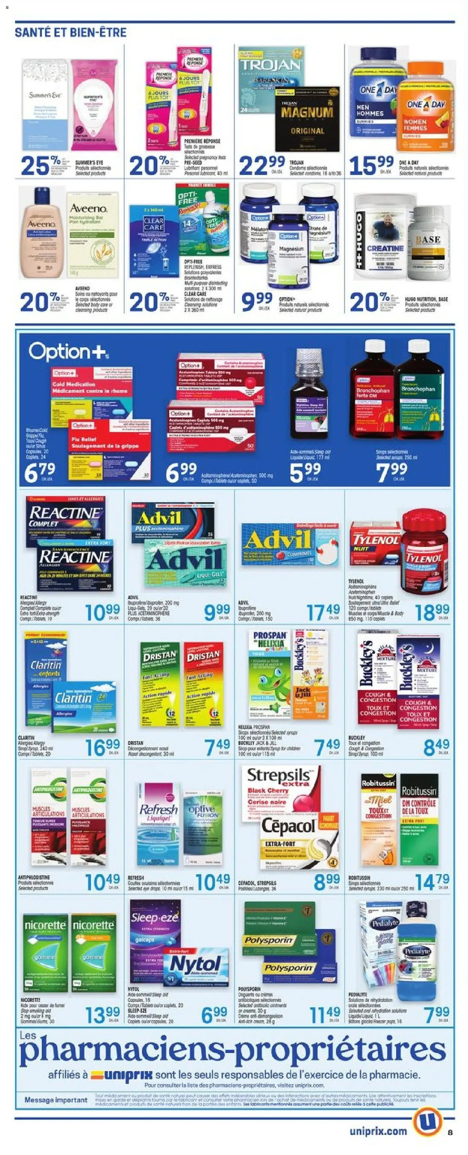 Uniprix weekly flyer / circulaire - page 7- valid from Nov 13, 2025