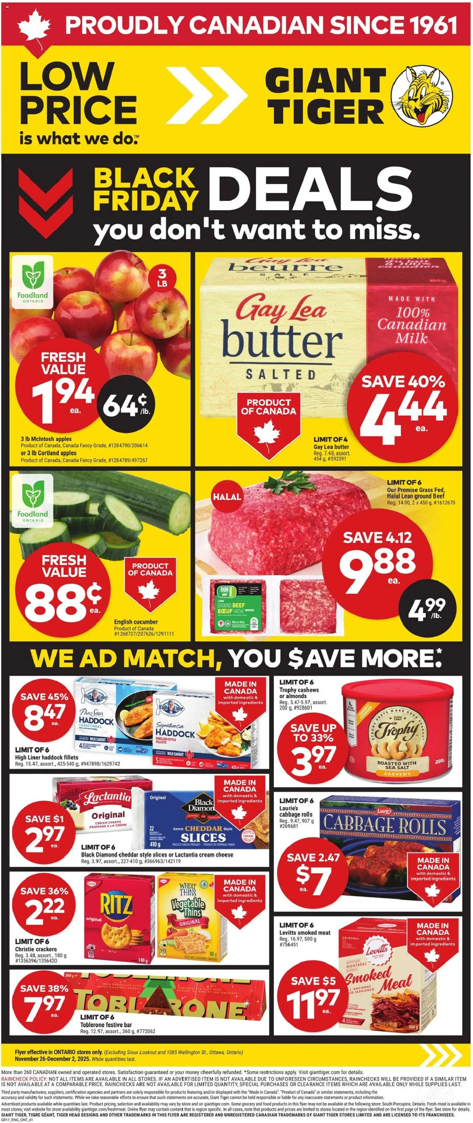 Giant Tiger Weekly Flyer - page 1- valid from Nov 26, 2025