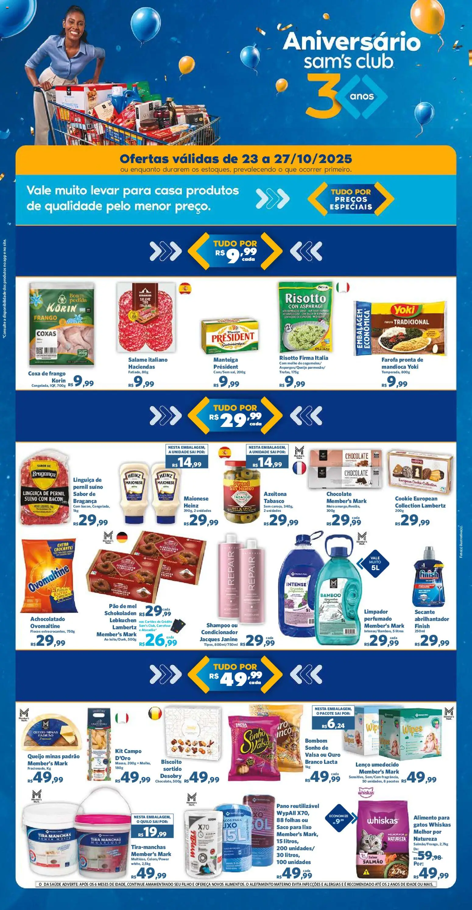 Sam's Club - Ofertas da semana - página 1- válido a partir de 23/10/2025
