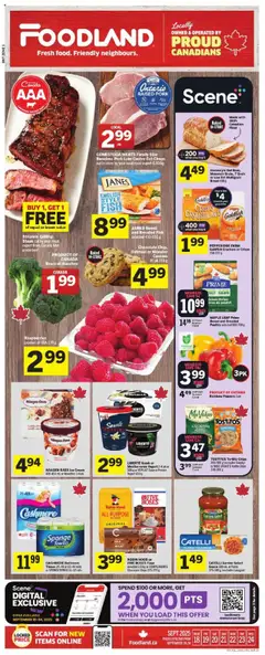 Preview Foodland weekly flyer / circulaire valid from Sep 18, 2025