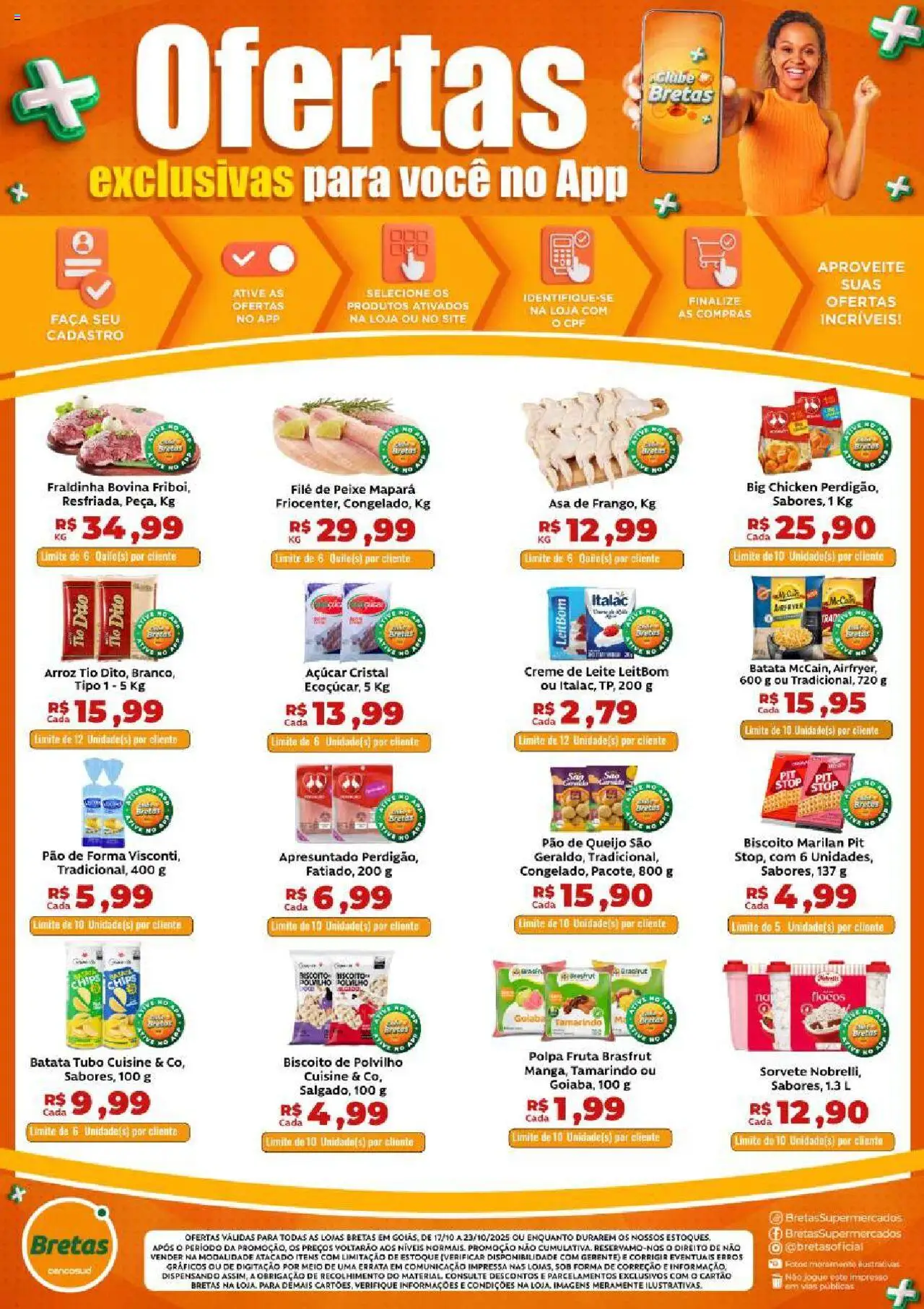 Bretas - Ofertas Exclusivas - página 1- válido a partir de 17/10/2025
