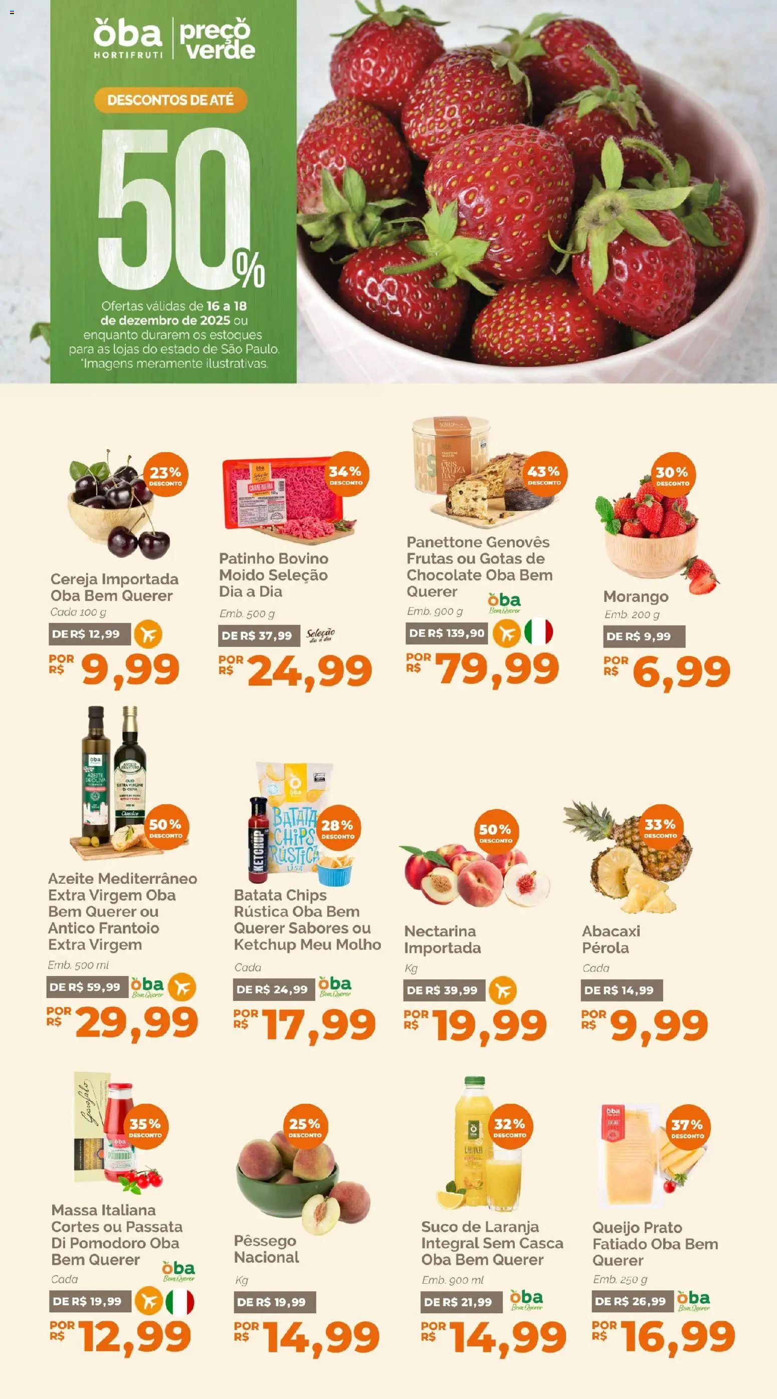 Oba Hortifruti - Ofertas da semana - página 1- válido a partir de 16/12/2025
