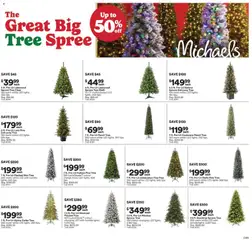 Preview Michaels weekly flyer / circulaire valid from Oct 31, 2025