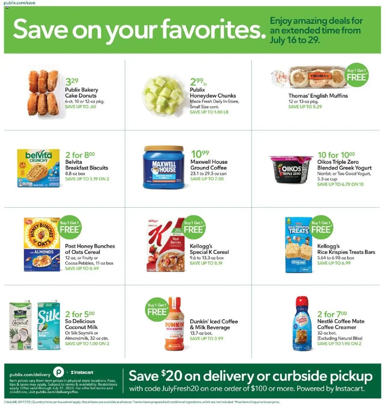 Publix Weekly Ad - page 17- valid from 07/23/2025