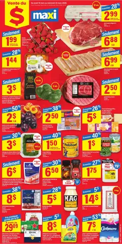 Preview Maxi weekly flyer / circulaire valid from Mar 19, 2026