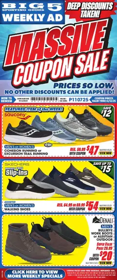 Preview Big 5 Sporting Goods Weekly Ad valid from 11/07/2025