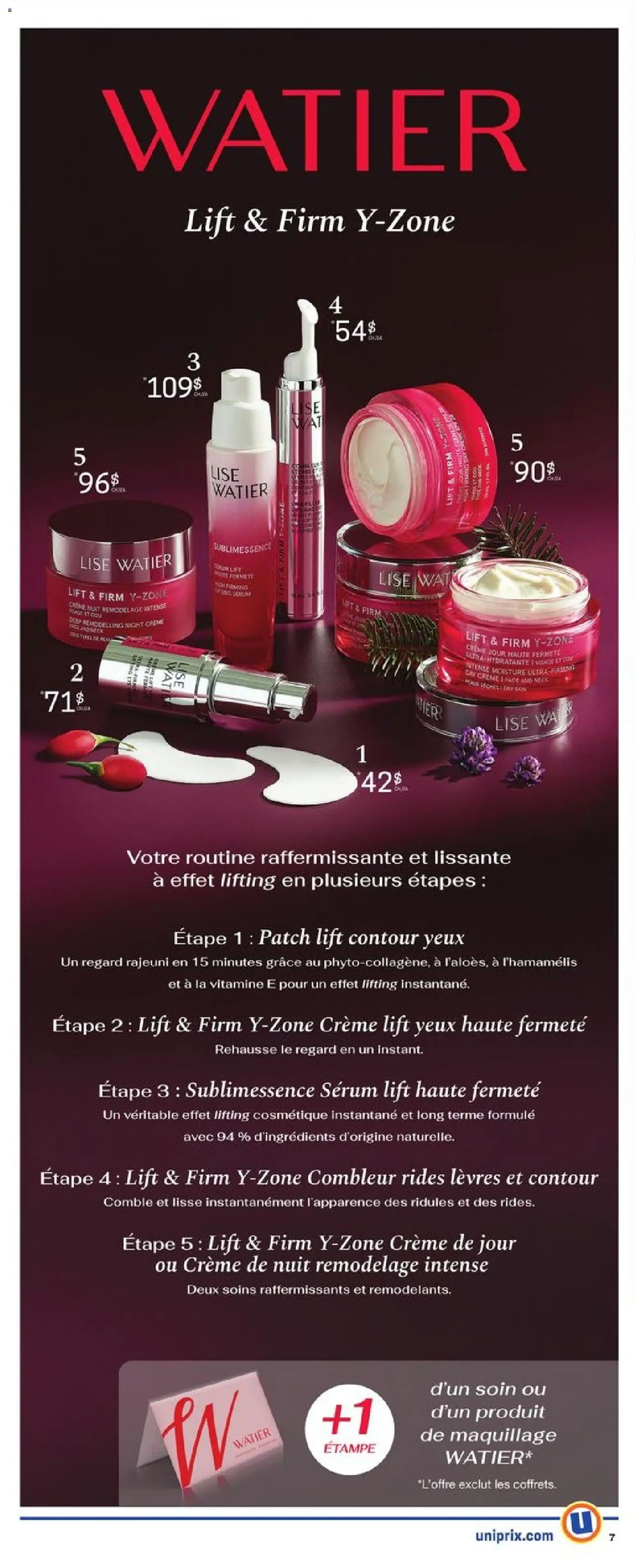 Uniprix weekly flyer / circulaire - page 7- valid from Jan 15, 2026