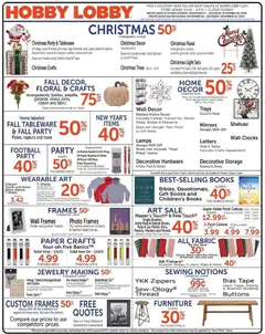 Preview Hobby Lobby Weekly Ad valid from 11/16/2025