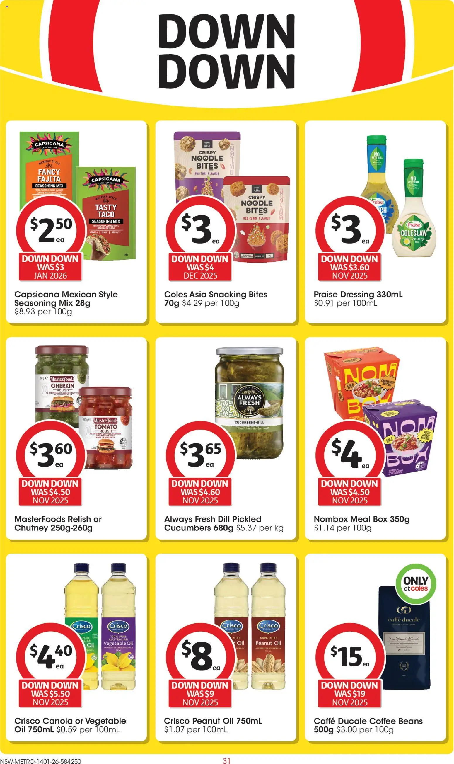 Coles  Catalogue  - page 31- valid from 14/01/2026