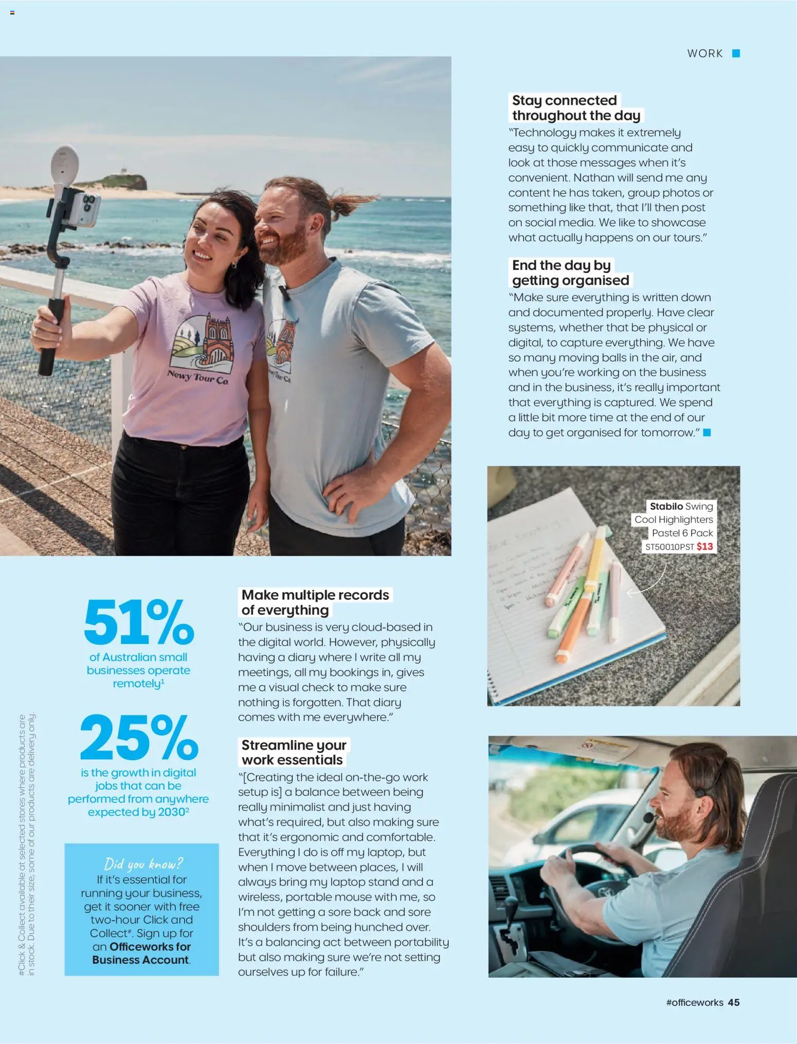 Officeworks Magazine - page 45- valid from 01/01/2026