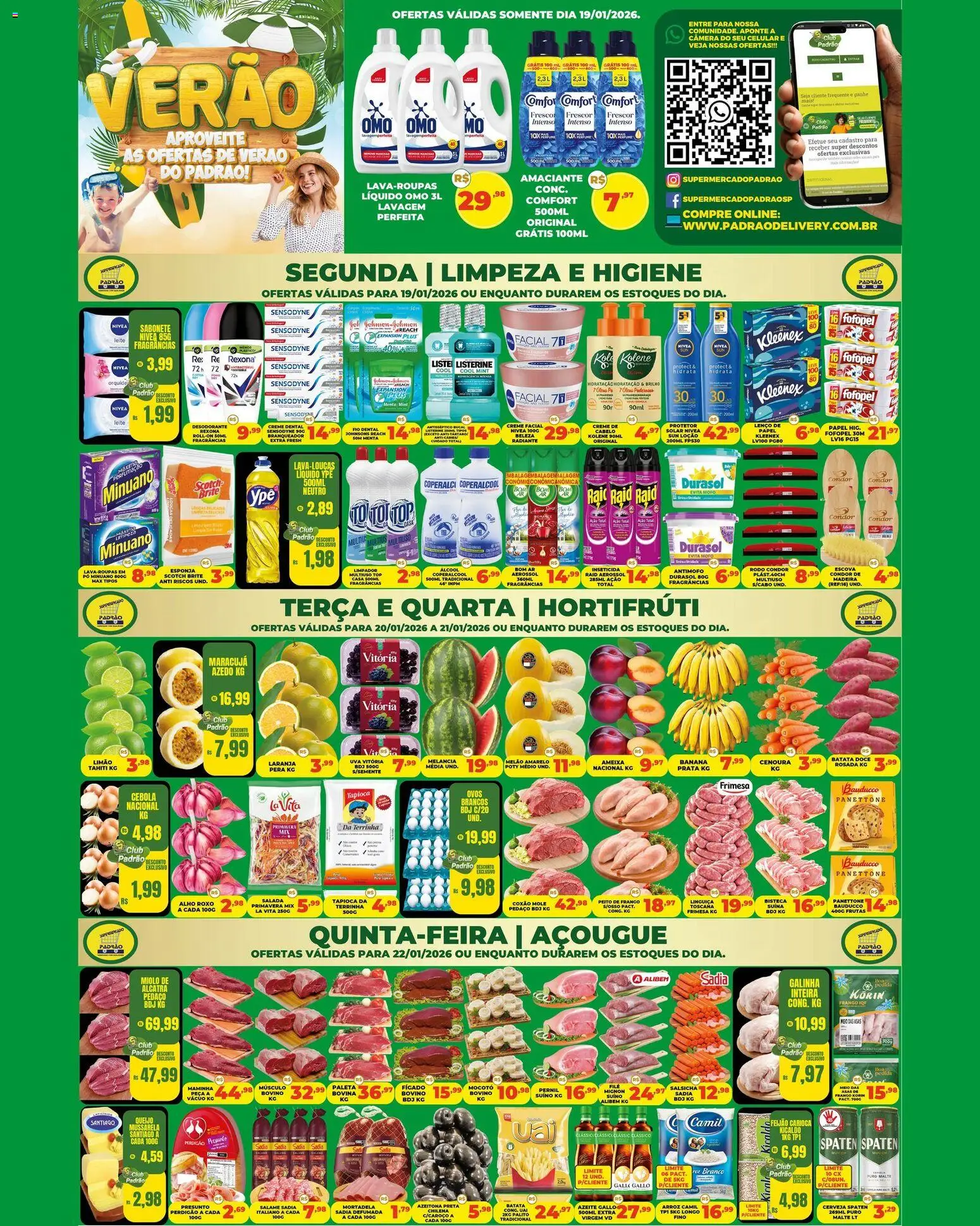 Supermercado Padrão - Ofertas da semana  - página 1- válido a partir de 19/01/2026
