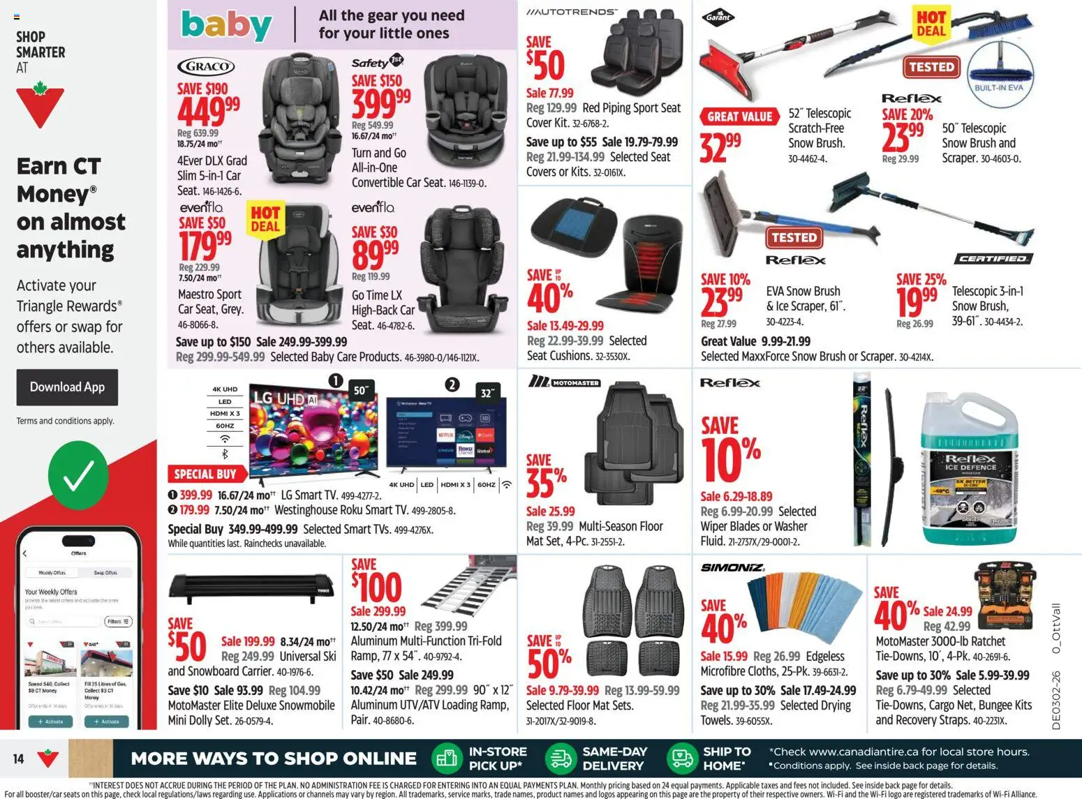 Canadian Tire weekly flyer - page 14- valid from Jan 8, 2026