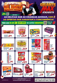 Pré-visualização Max Atacadista - Ofertas Halloween válida a partir de 13/10/2025