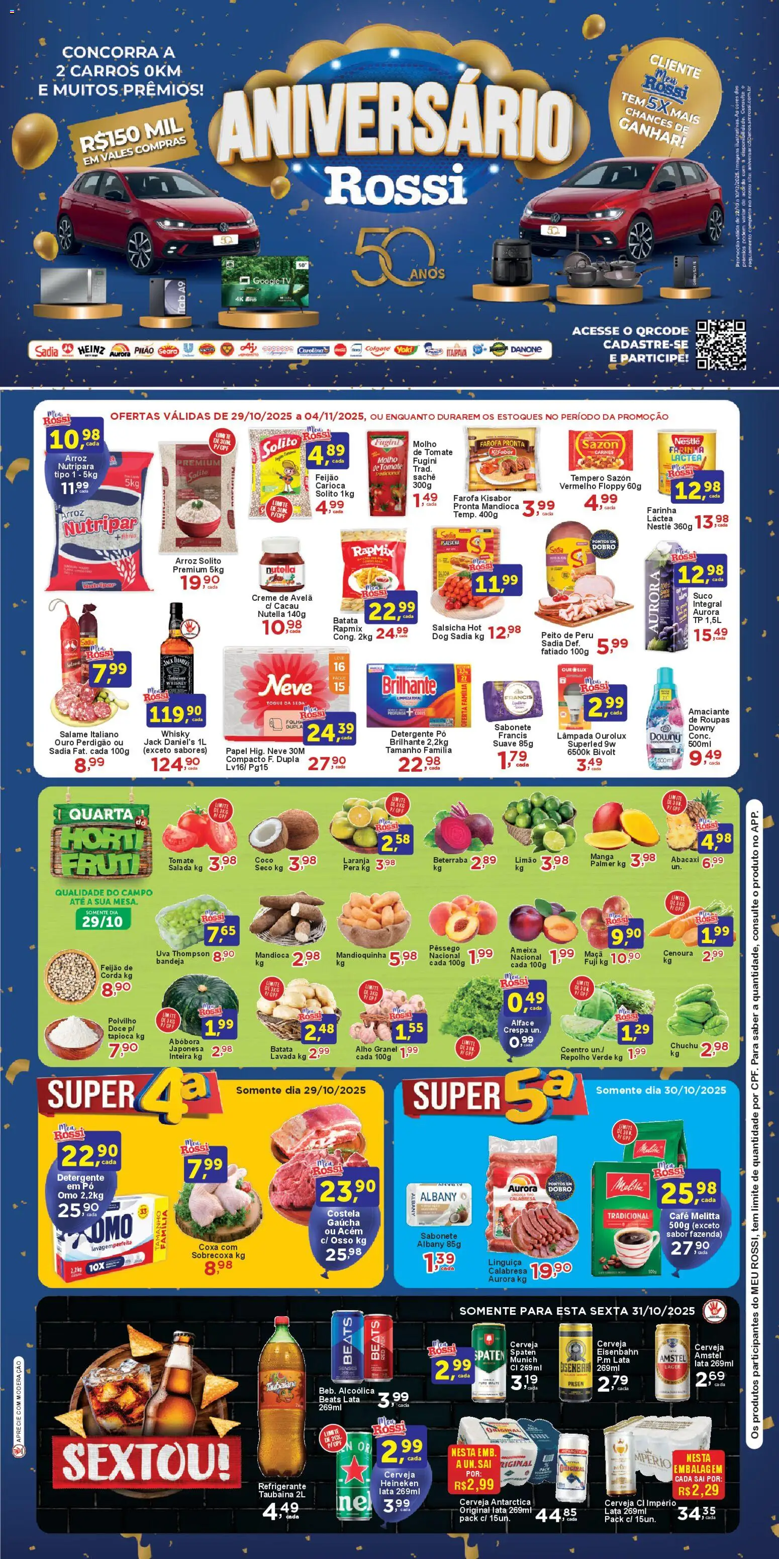 Rossi Supermercados - Ofertas da semana - página 1- válido a partir de 29/10/2025
