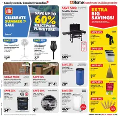 Preview Home Hardware weekly flyer / circulaire valid from Jul 31, 2025