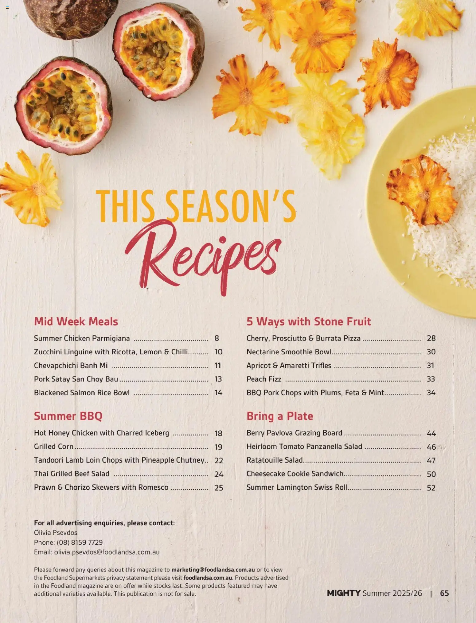 Foodland Mighty Magazine - Summer 2025/26 - page 65- valid from 01/12/2025