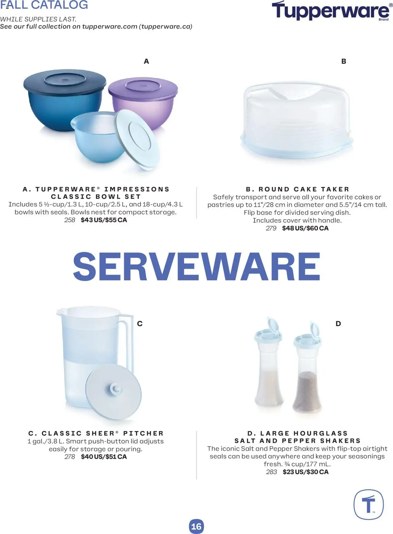 Tupperware - Fall 2025 Catalog - page 16- valid from Sep 1, 2025
