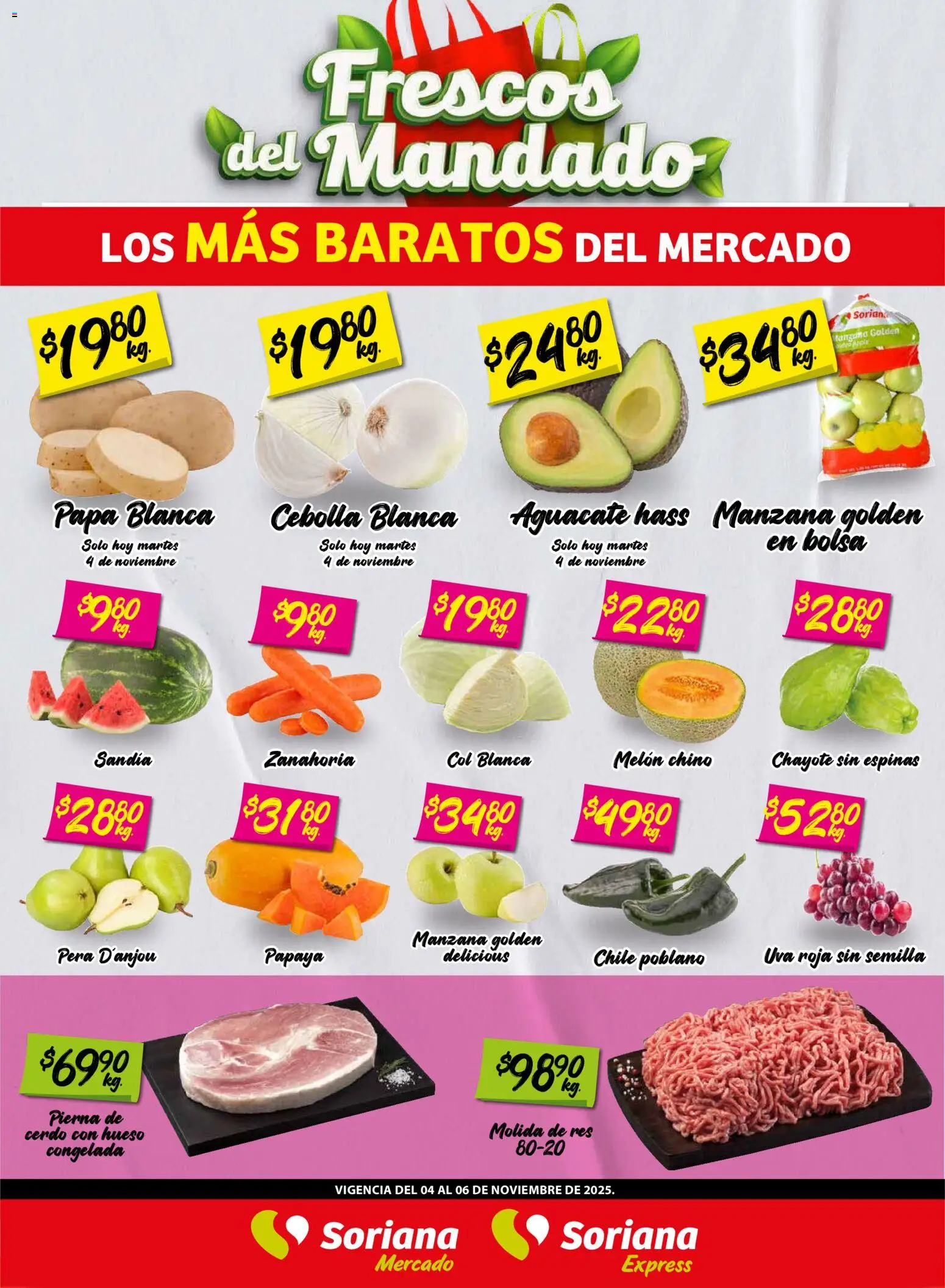 Soriana - Frescos del Mandado Mercado: Nuevo León - página 1- válido desde 04/11/2025