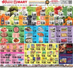 Preview Hmart ENGLISH/KOREAN Weekly Ad valid from 11/19/2025