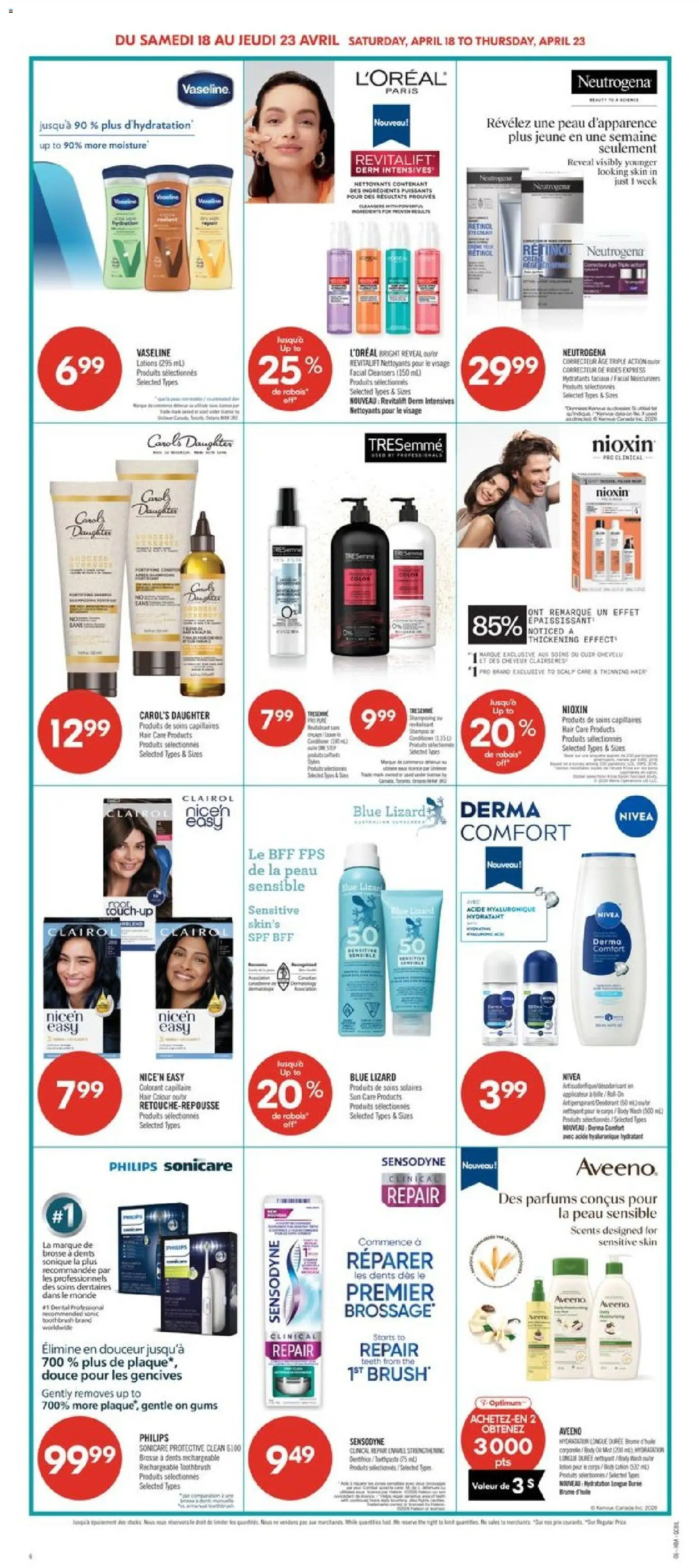 Pharmaprix weekly flyer / circulaire - page 10- valid from Apr 17, 2026