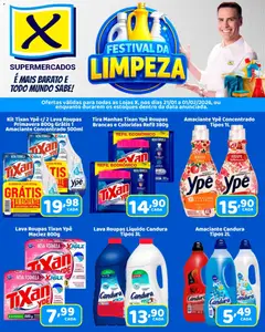 Pré-visualização X Supermercados - Ofertas Festival da Limpeza válida a partir de 21/01/2026