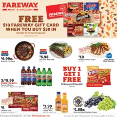 Preview Fareway Weekly Ad valid from 10/20/2025
