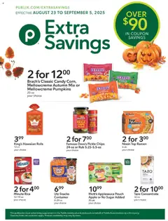 Preview Publix Extra Savings valid from 08/23/2025