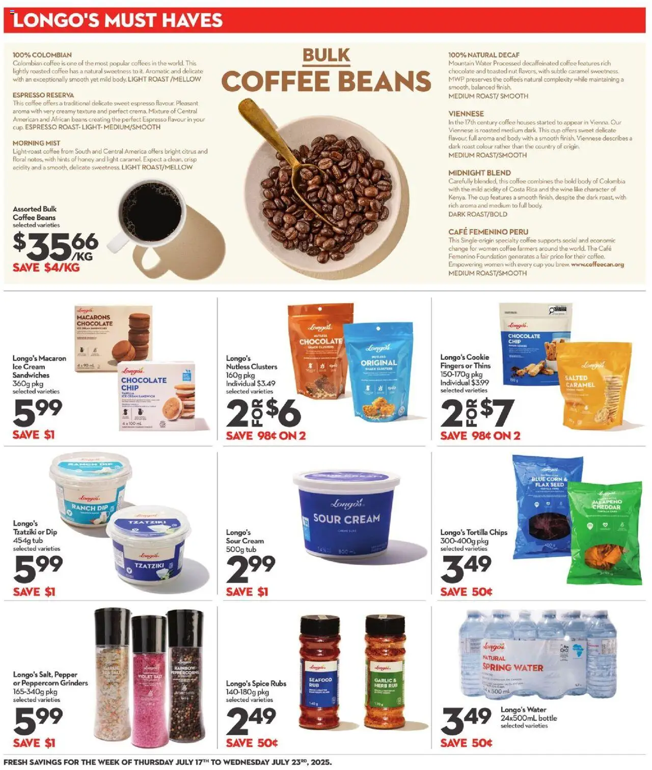 Longo's weekly flyer / circulaire - page 15- valid from Jul 17, 2025