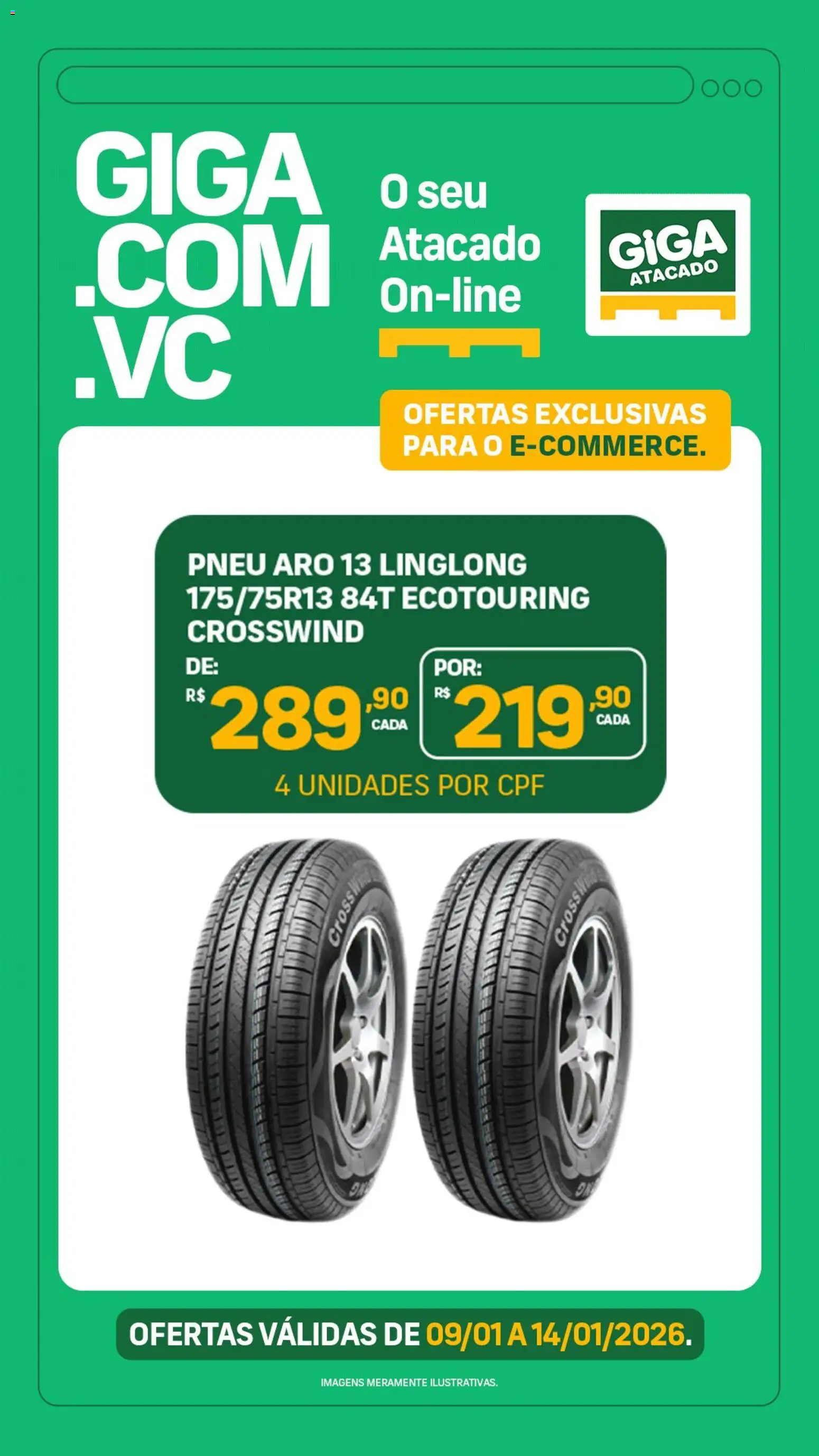 GIGA Atacado - Ofertas Exclusivas - página 1- válido a partir de 09/01/2026
