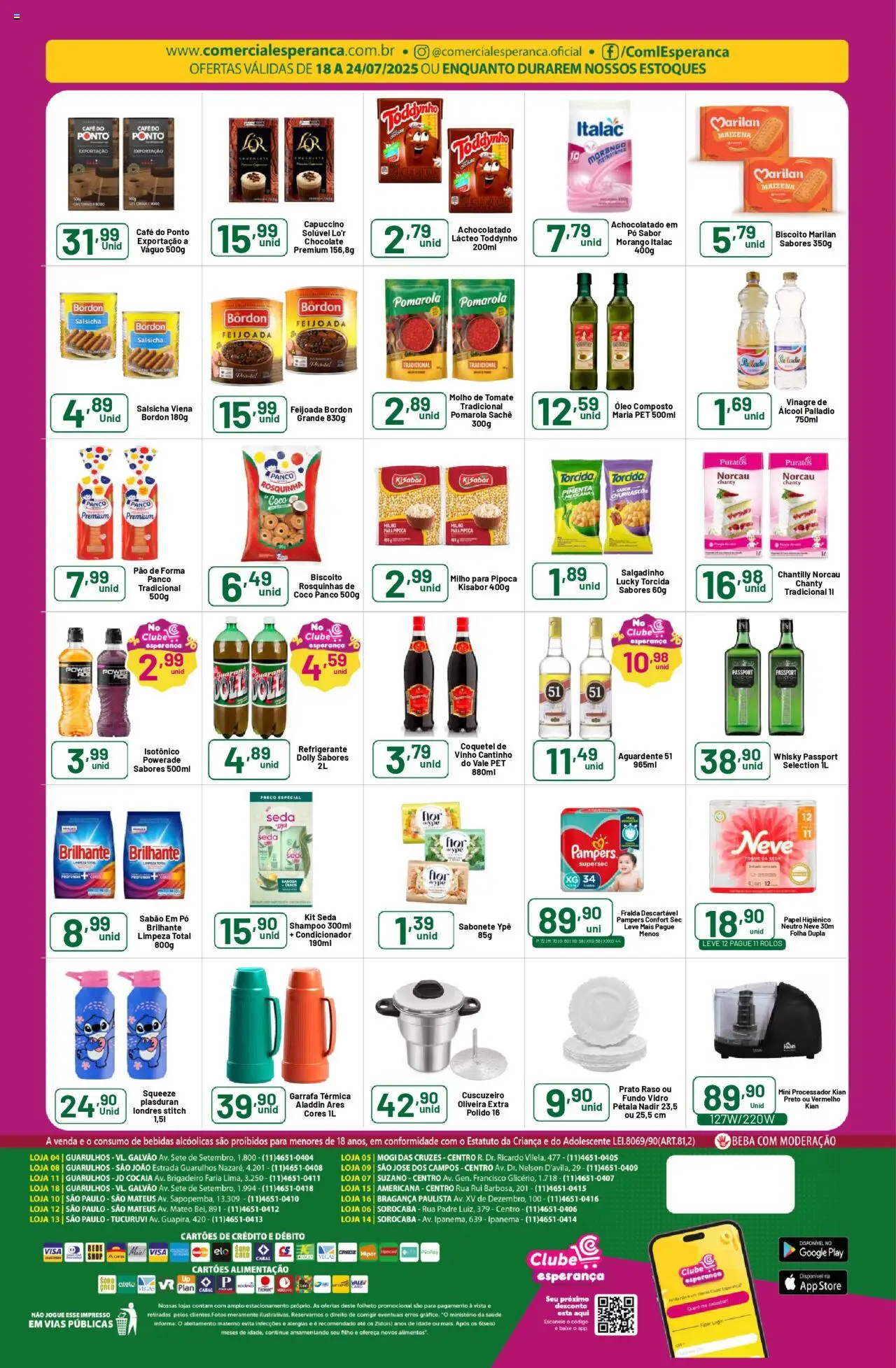 Comercial Esperança - Ofertas da semana - página 2- válido a partir de 18/07/2025
