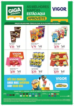 Pré-visualização GIGA Atacado - Ofertas Vigor  válida a partir de 24/10/2025