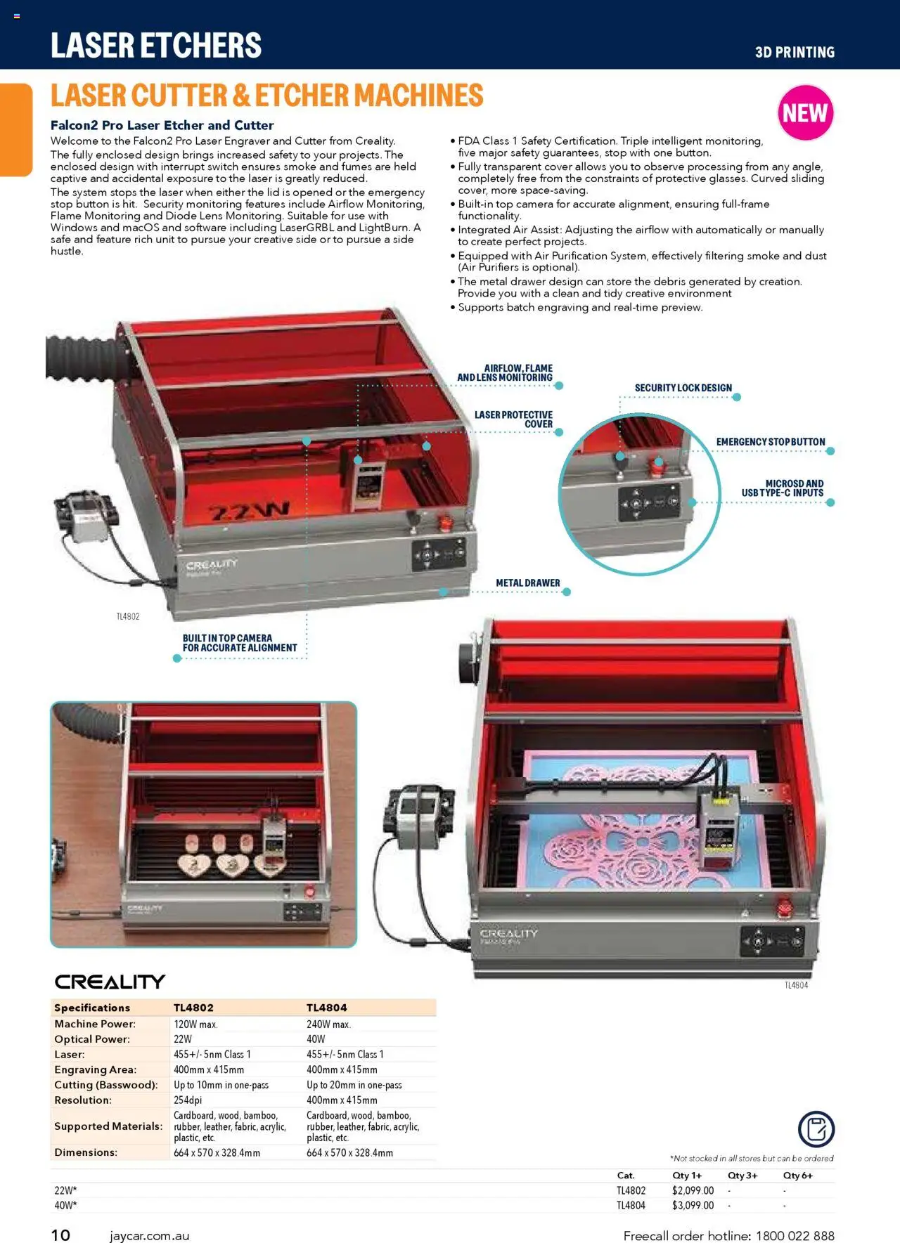 Jaycar Engineering & Scientific Catalogue 2025/2026  - page 10- valid from 09/07/2025