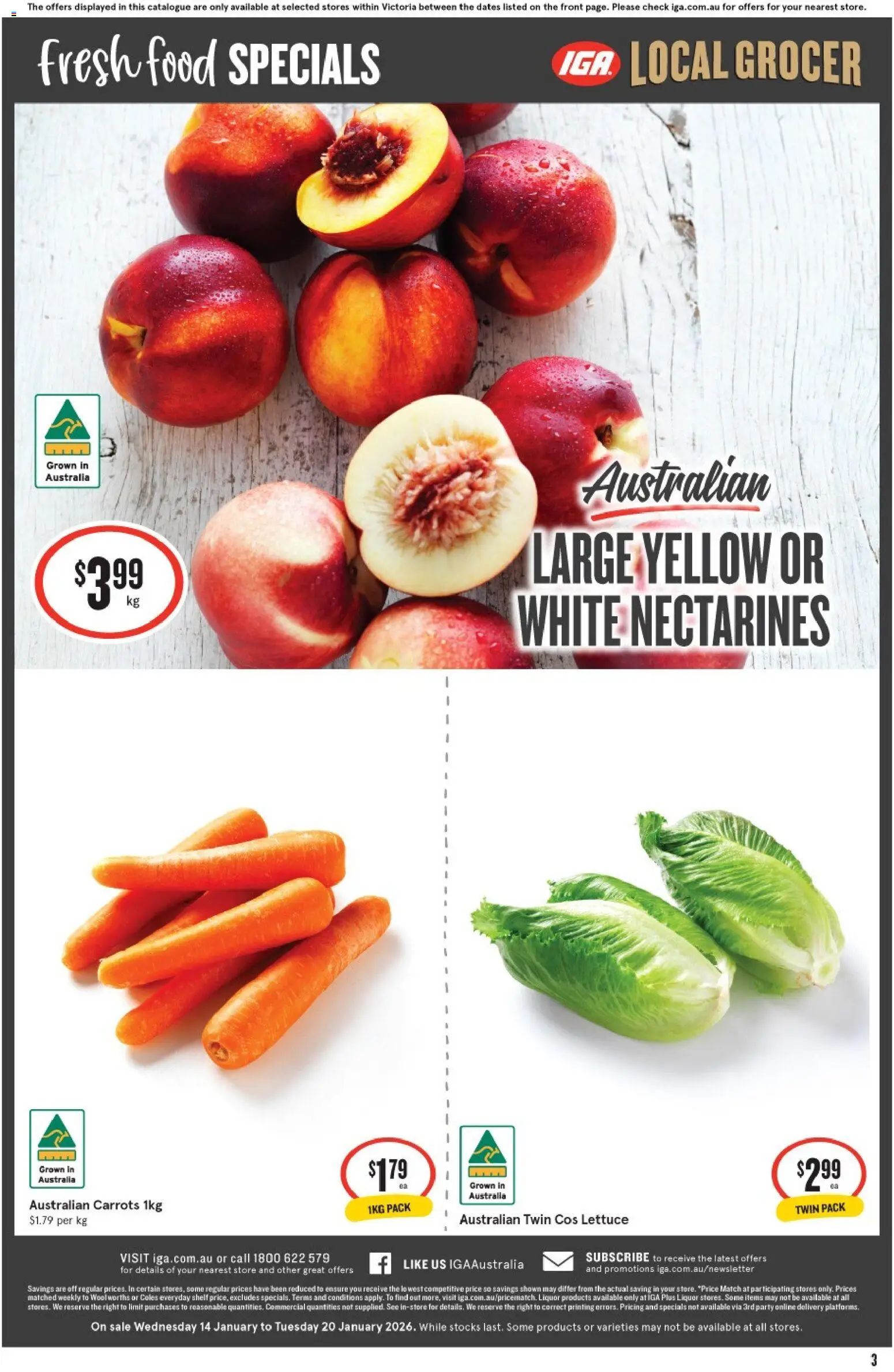 IGA Local Grocer VIC - page 8- valid from 14/01/2026