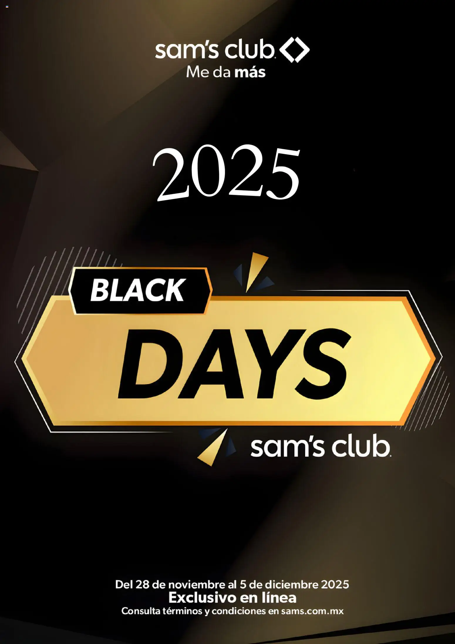 Sam's Club Black Friday - página 1- válido desde 28/11/2025