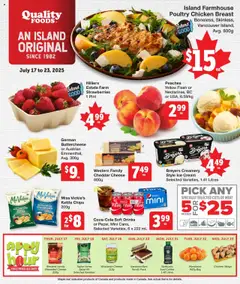 Preview Quality Foods weekly flyer / circulaire valid from Jul 17, 2025