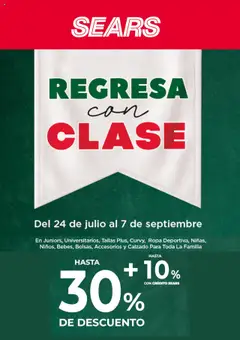 Sears promociones válido desde 24/07/2025