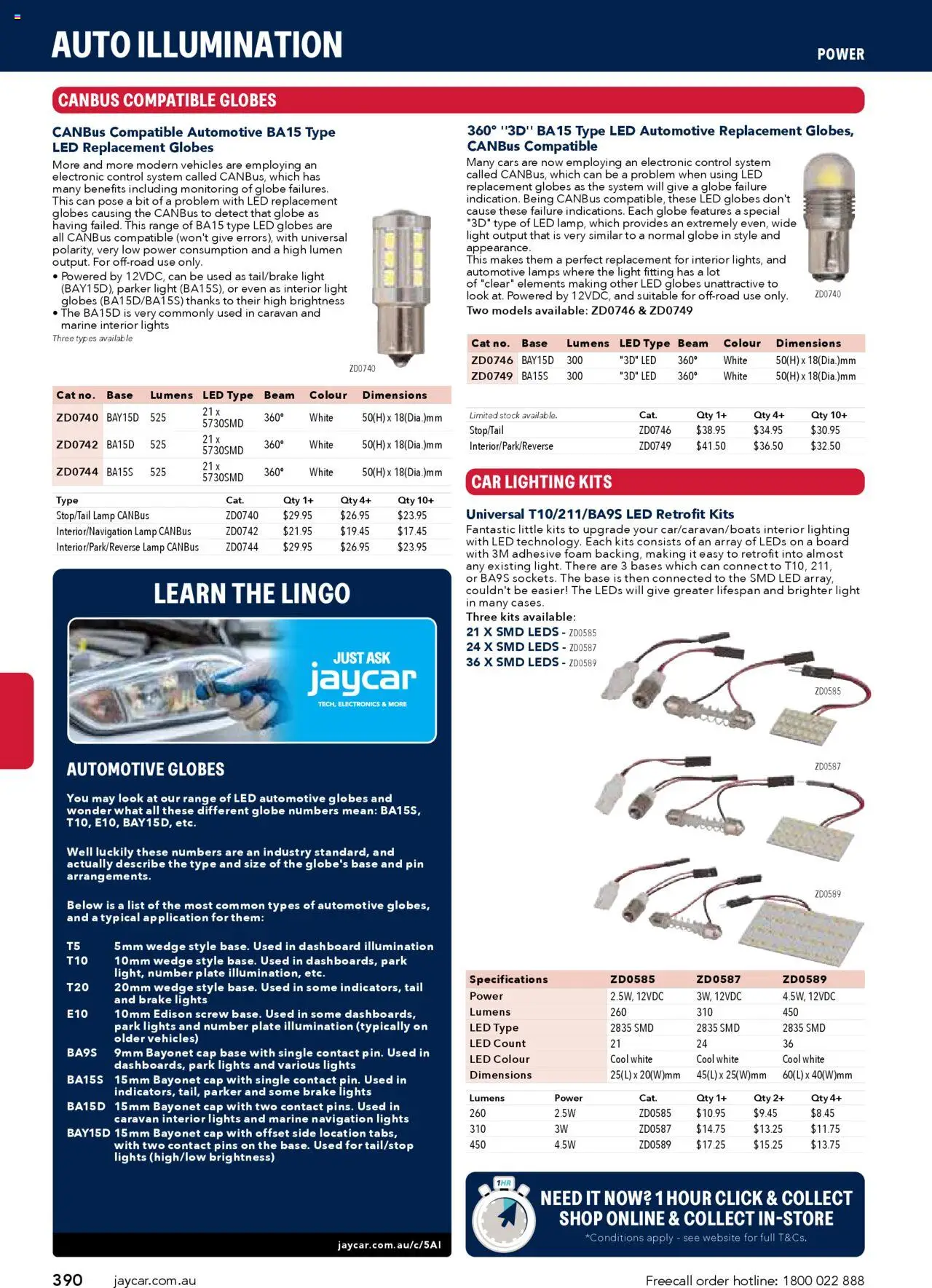 Jaycar Engineering & Scientific Catalogue 2025/2026  - page 390- valid from 09/07/2025