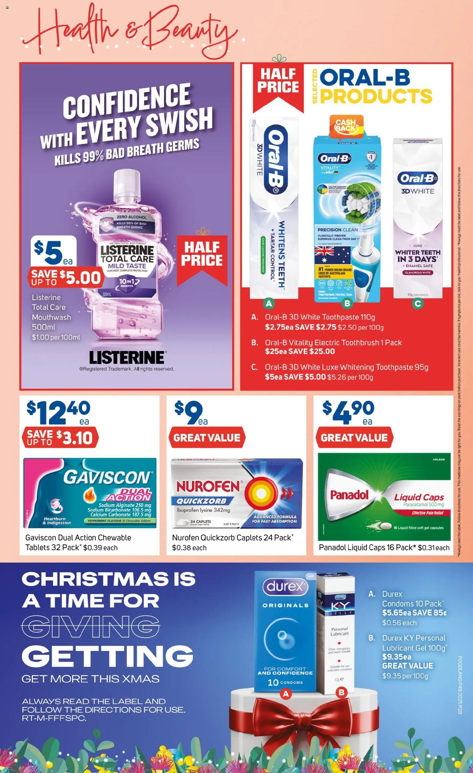 Foodland  Catalogue  - page 28- valid from 03/12/2025
