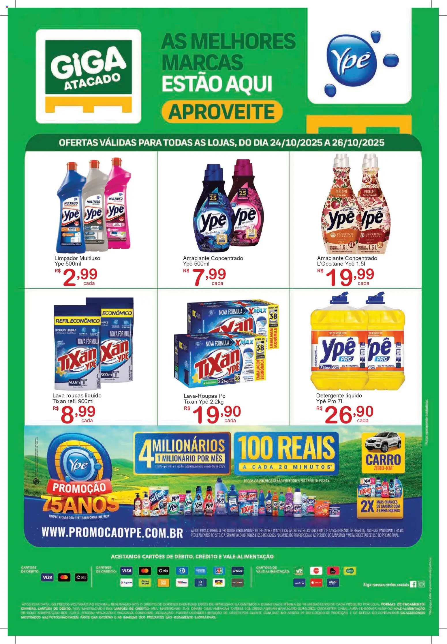 GIGA Atacado - Ofertas Ypê  - página 1- válido a partir de 24/10/2025
