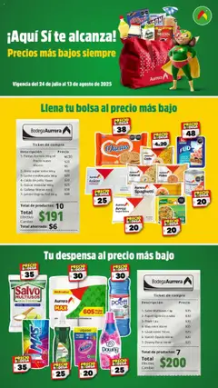 Bodega Aurrerá folleto válido desde 24/07/2025