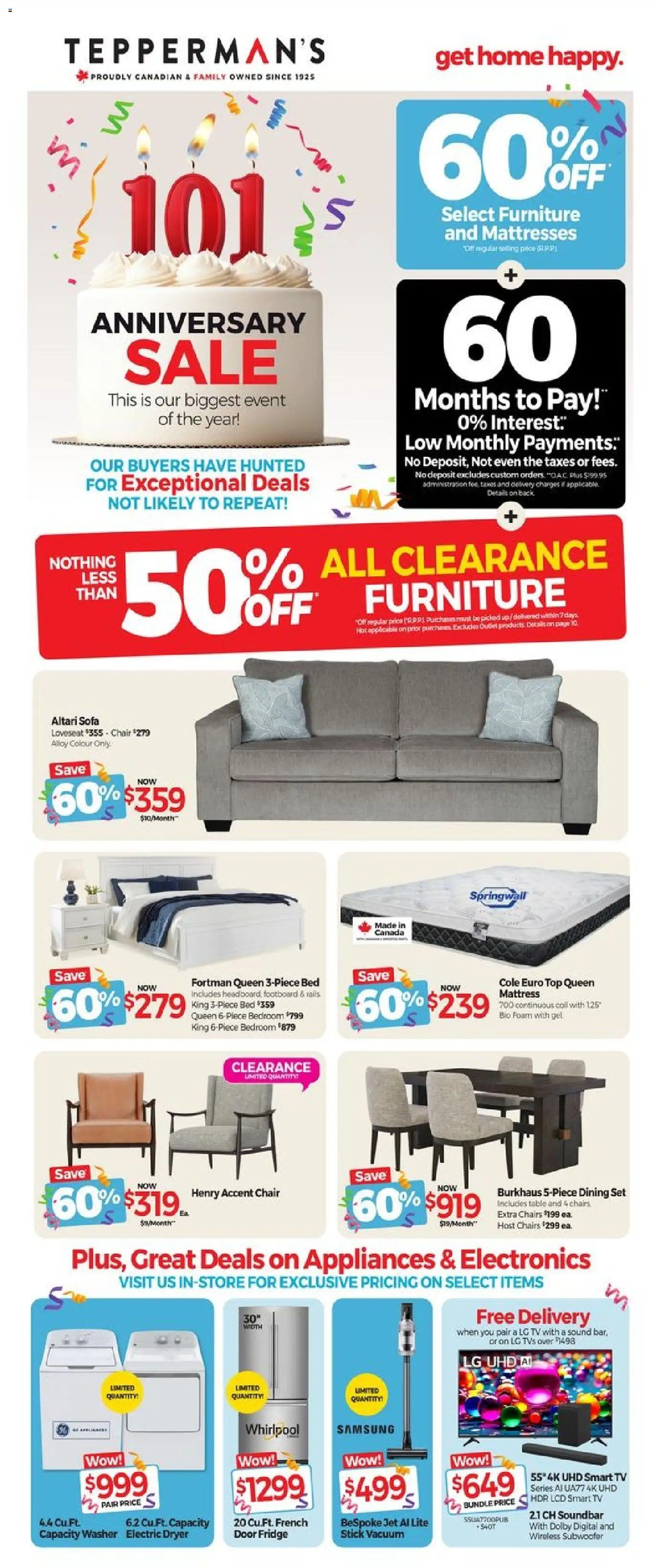Tepperman's weekly flyer / circulaire - page 1- valid from Mar 13, 2026